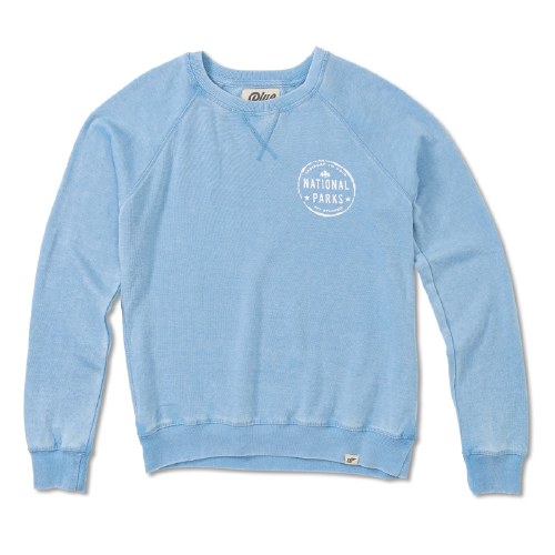 Passport Women's Sweatshirt Blue - Shop Americas National Parks